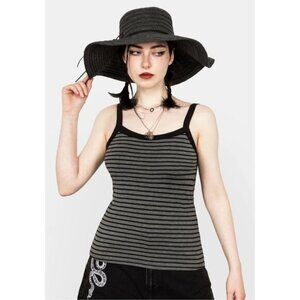 DISTURBIA Amelia striped cami tank top